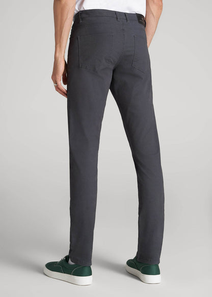 Carman TAPERED Fit Five Pocket Pants for Tall Men in Iron Grey