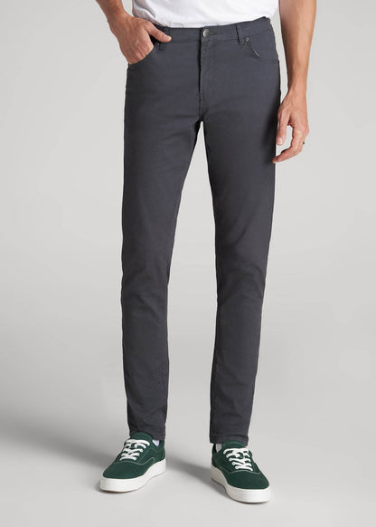 Carman TAPERED Fit Five Pocket Pants for Tall Men in Iron Grey