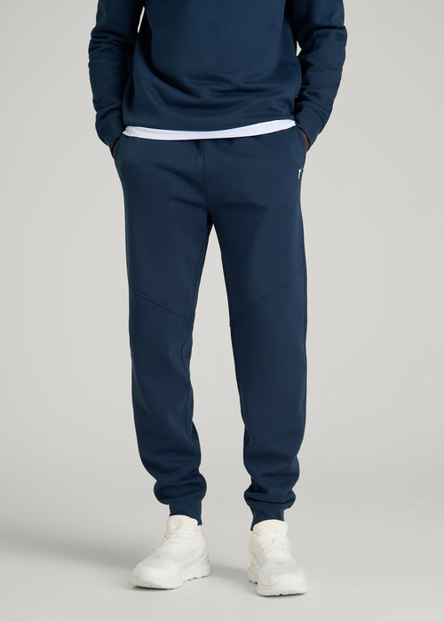 Core Motion Fleece Jogger for Tall Men in Navy Blue
