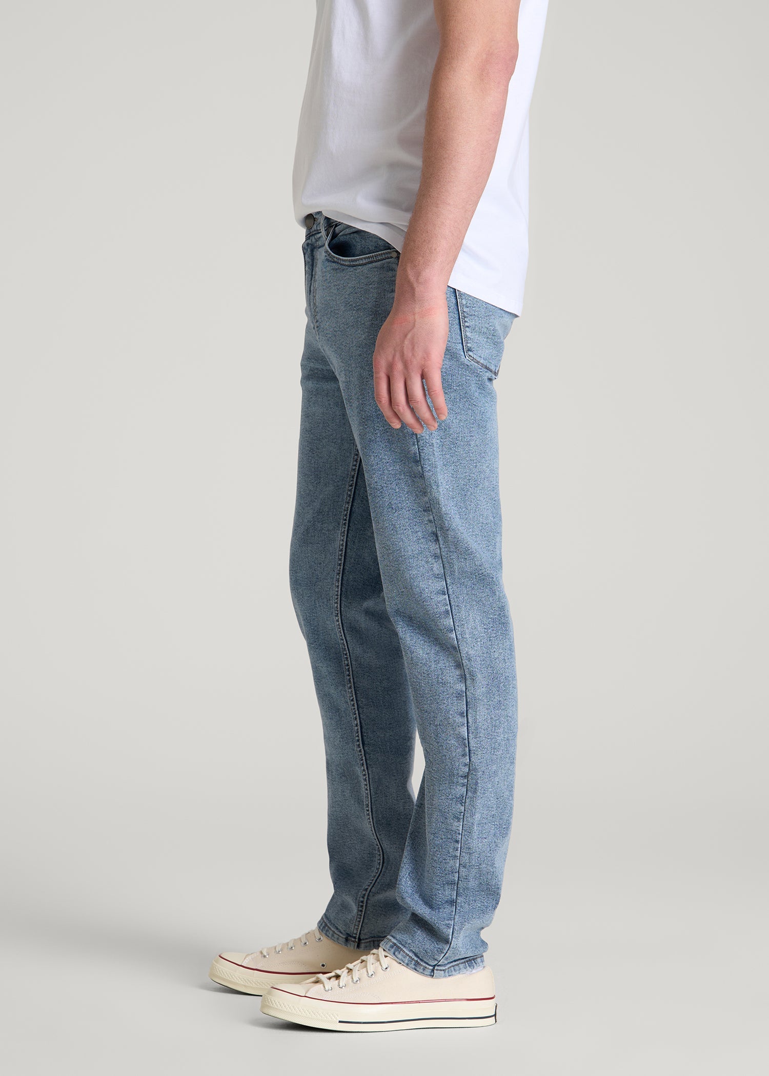 Dylan Slim Fit Jeans for Tall Men in Perfect Blue