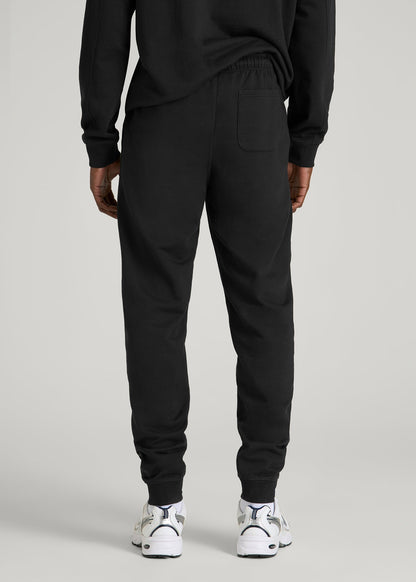 Everyday French Terry Jogger for Tall Men in Black