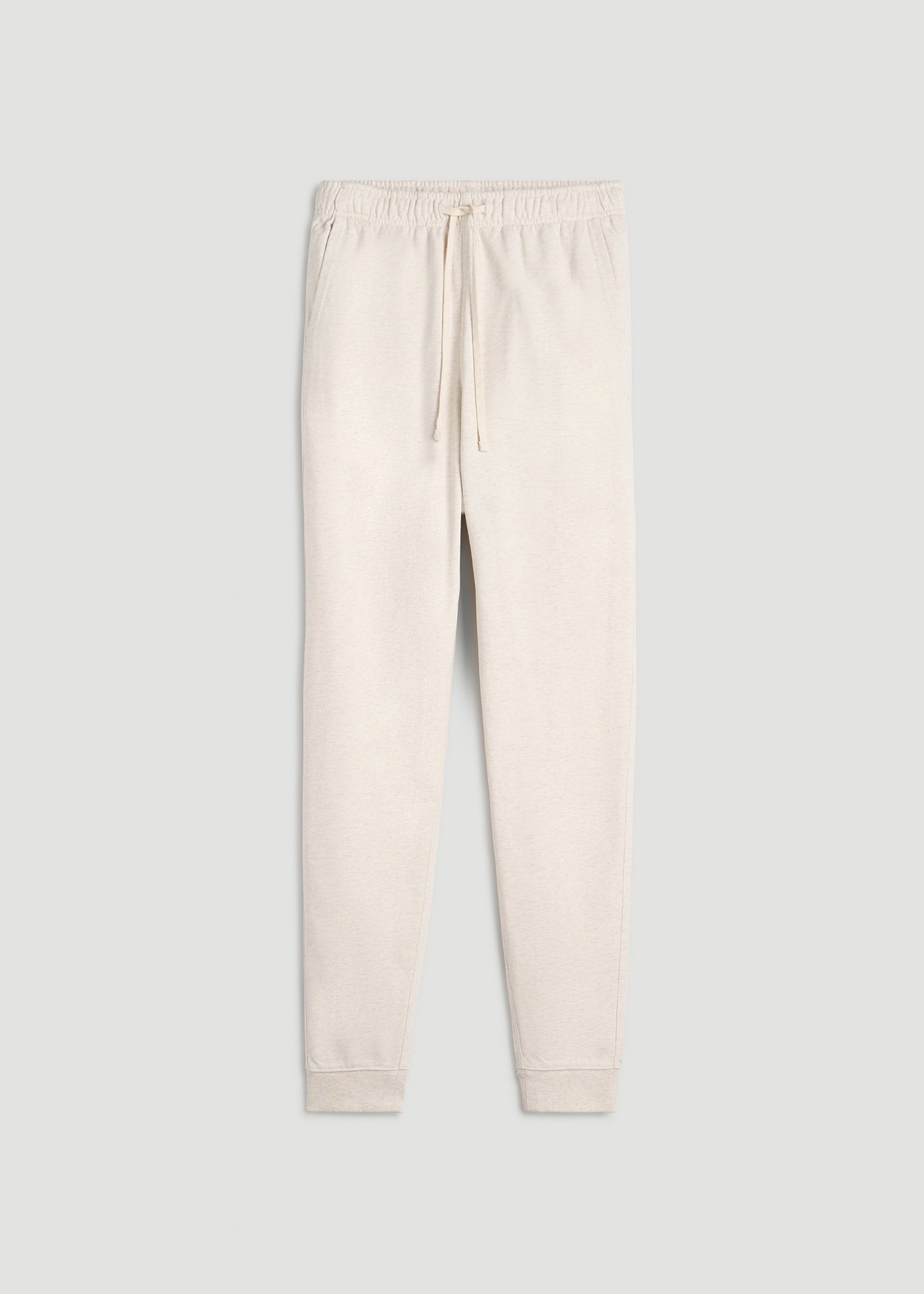 Everyday French Terry Jogger for Tall Men in Heathered Oatmeal