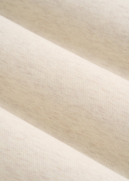 Everyday French Terry Popover Hoodie for Tall Men in Heathered Oatmeal