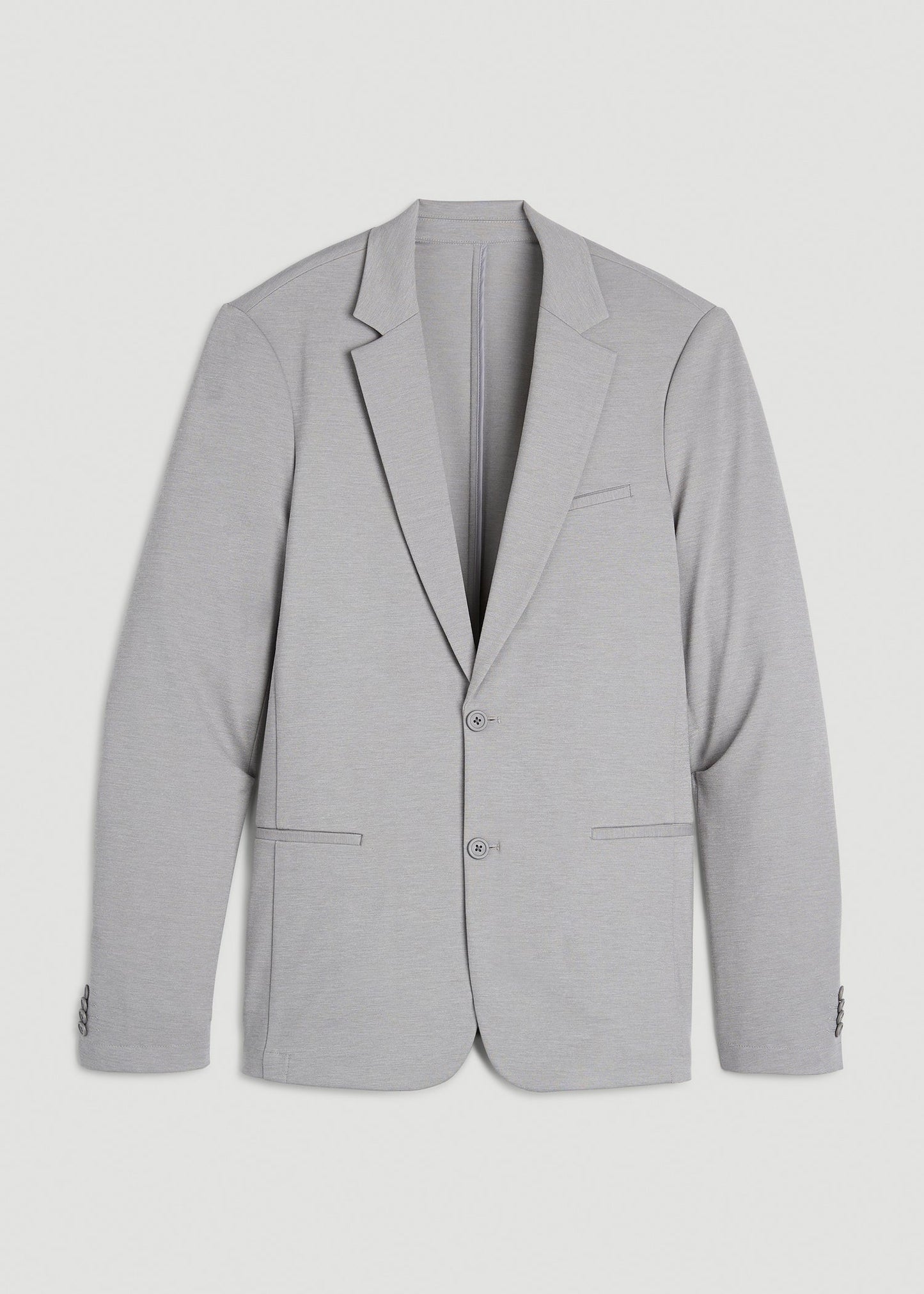 Flex Tech Suit Jacket for Tall Men in Ice Grey Nailhead