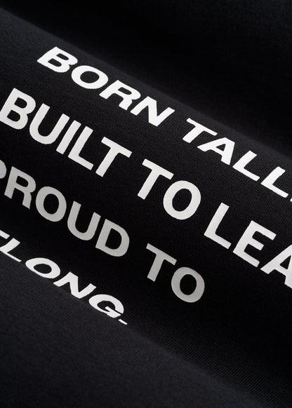 Mission Graphic Tee for Tall Men in Black