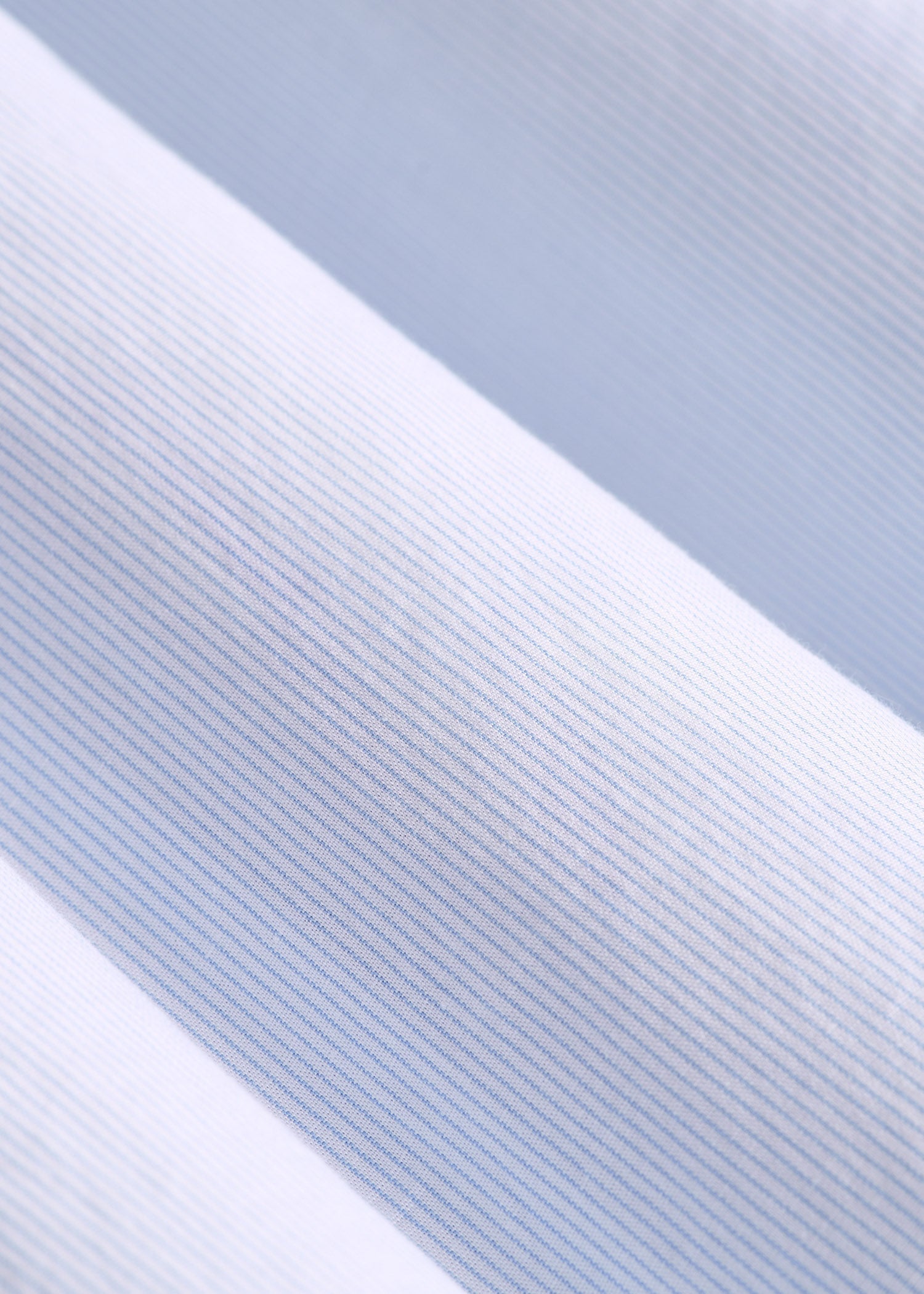 Oskar Easy Care Dress Shirt for Tall Men in Blue Mini Stripe