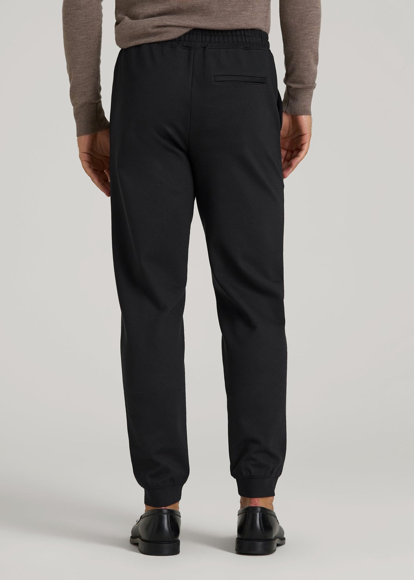 Flex Ponte Jogger for Tall Men in Black