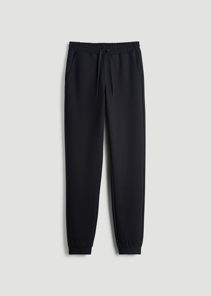 Flex Ponte Jogger for Tall Men in Black