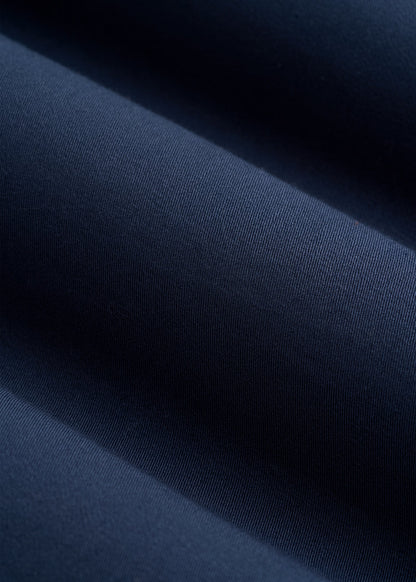 Stretch Commuter Pleated Chino for Tall Men in Navy Blue