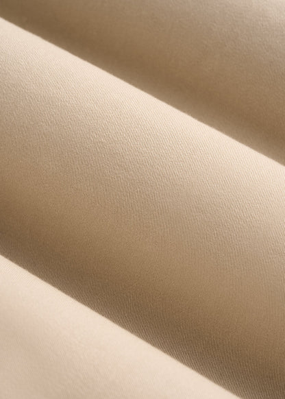 Stretch Commuter Pleated Chino for Tall Men in Warm Taupe