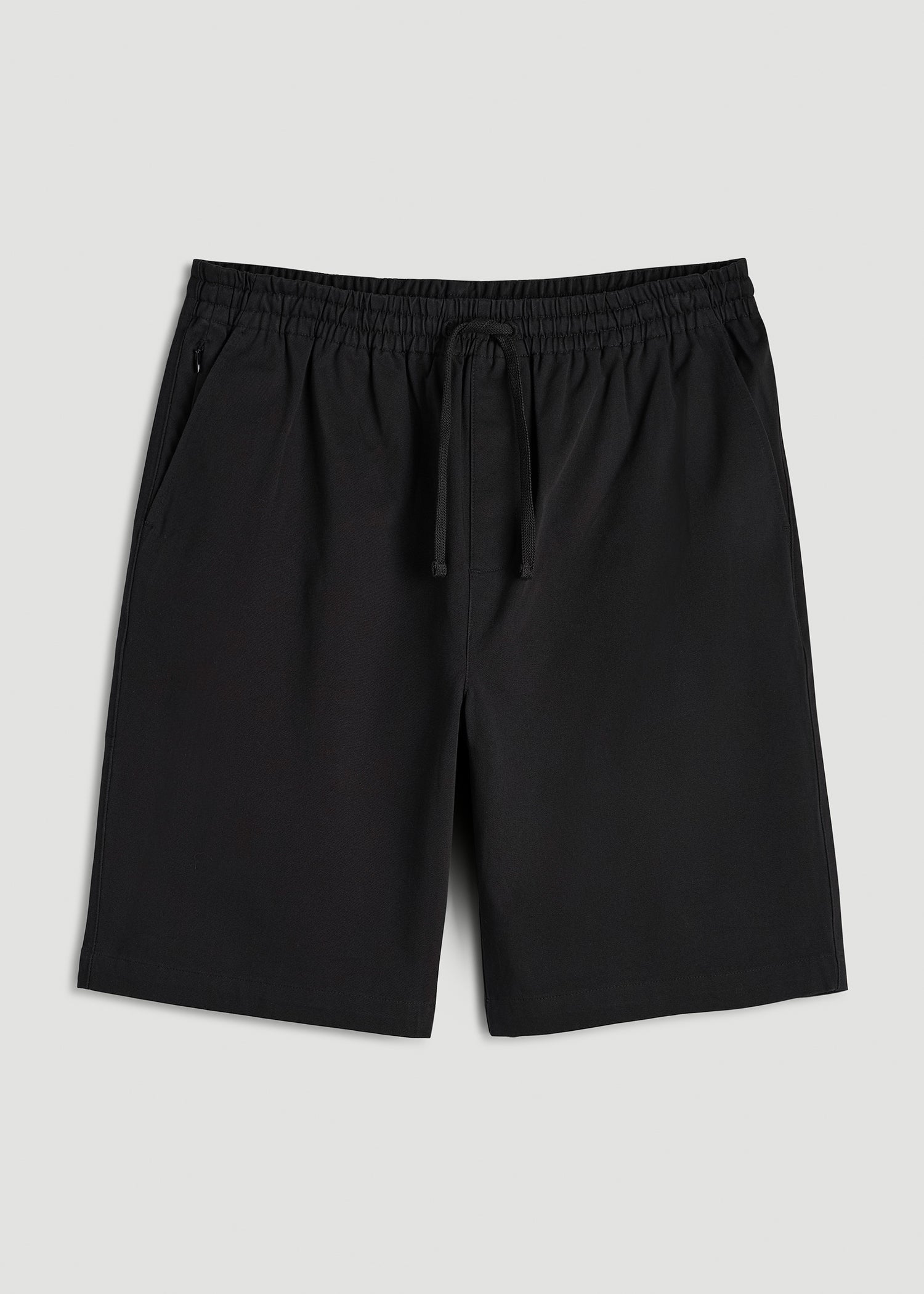Stretch Commuter Pull-on Short for Tall Men in Black