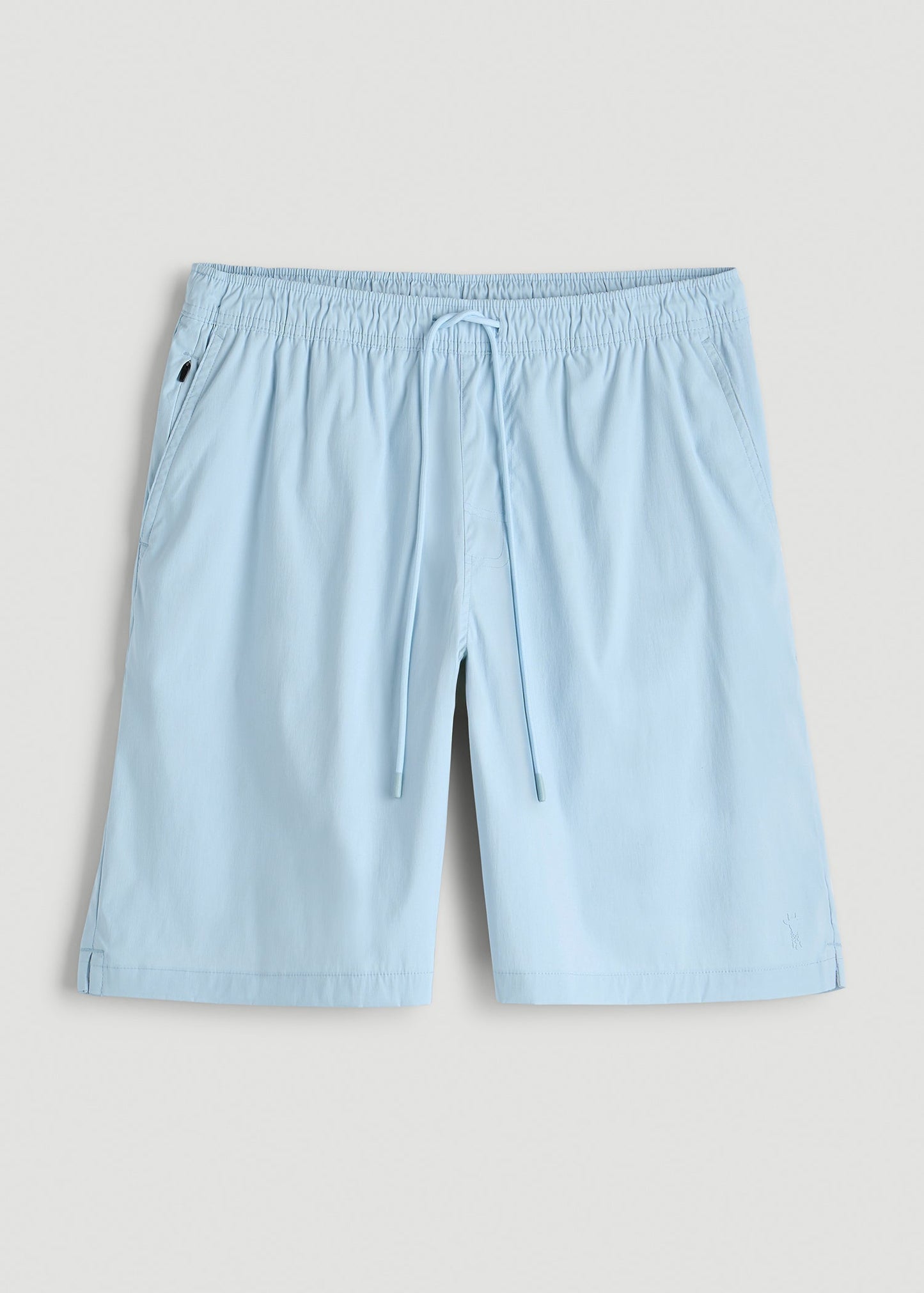 Stretch Swim Shorts for Tall Men in Ice Blue