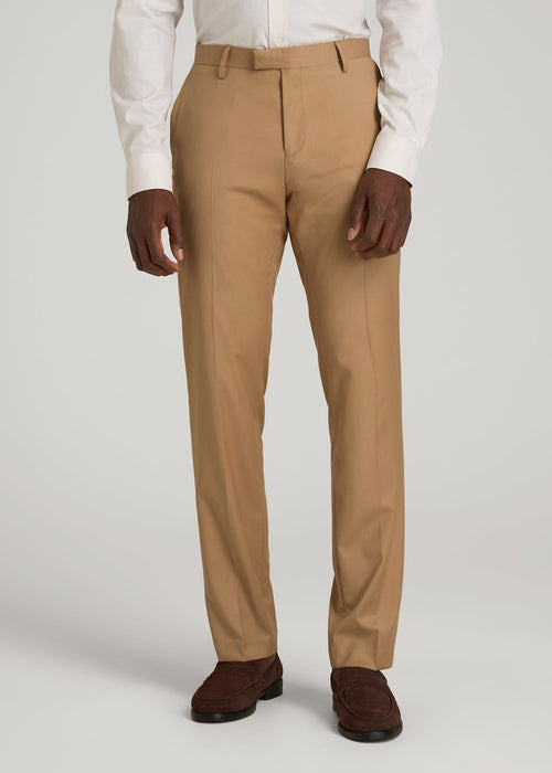 Suit Trousers for Tall Men in Tannin