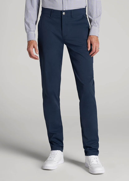 TAPERED FIT Traveler Chino Pants for Tall Men in Marine Navy