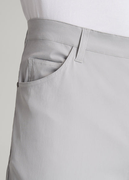 TAPERED-FIT Traveler Pants for Tall Men in Light Grey