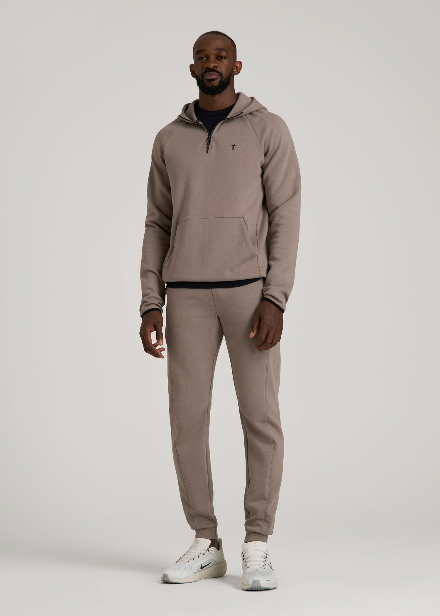 Tech Motion Fleece Joggers for Tall Men in Portobello
