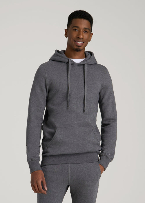 Wearever 2.0 Fleece Hoodie for Tall Men in Charcoal Mix