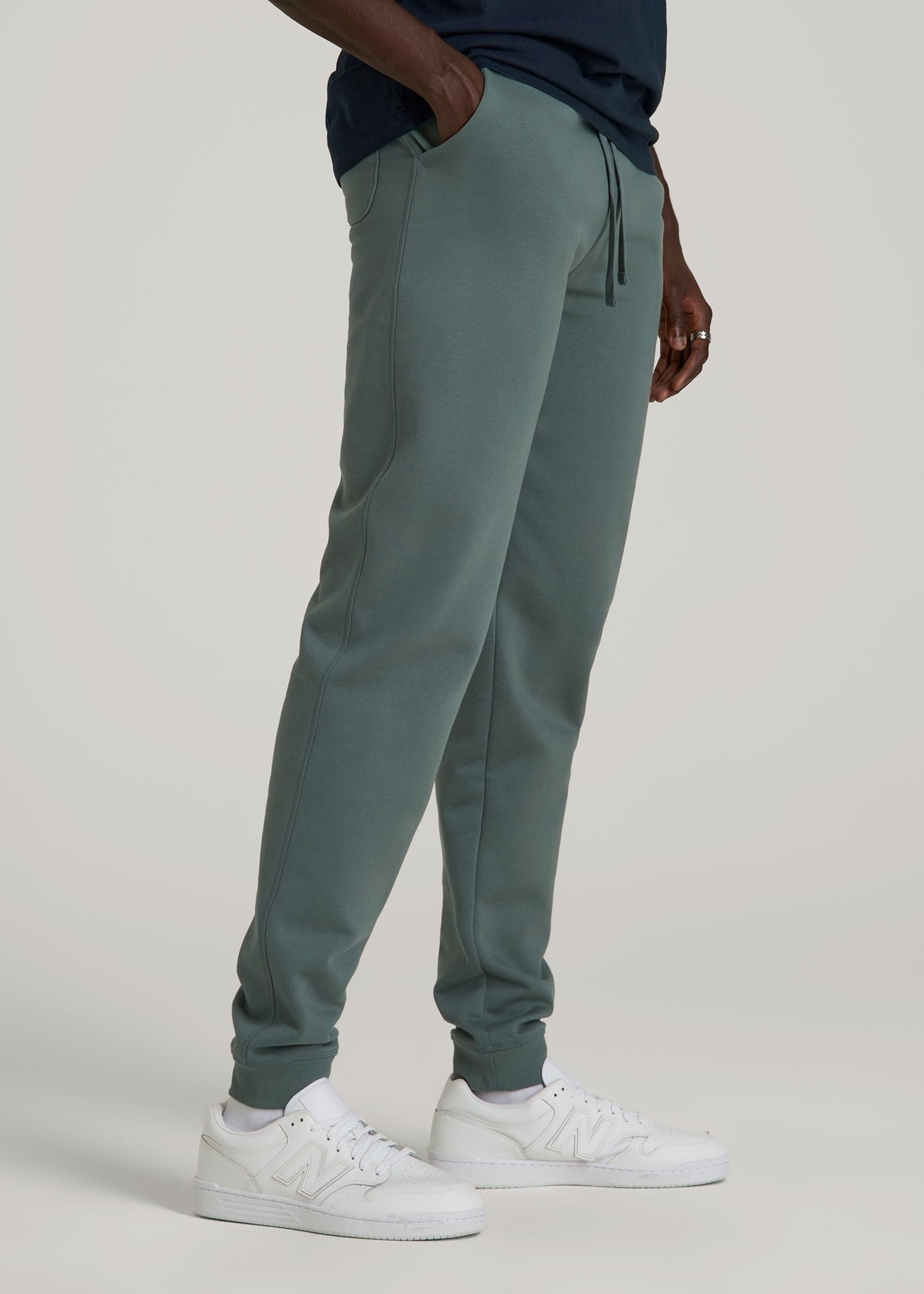 Wearever 2.0 Fleece Joggers for Tall Men in Balsam Green