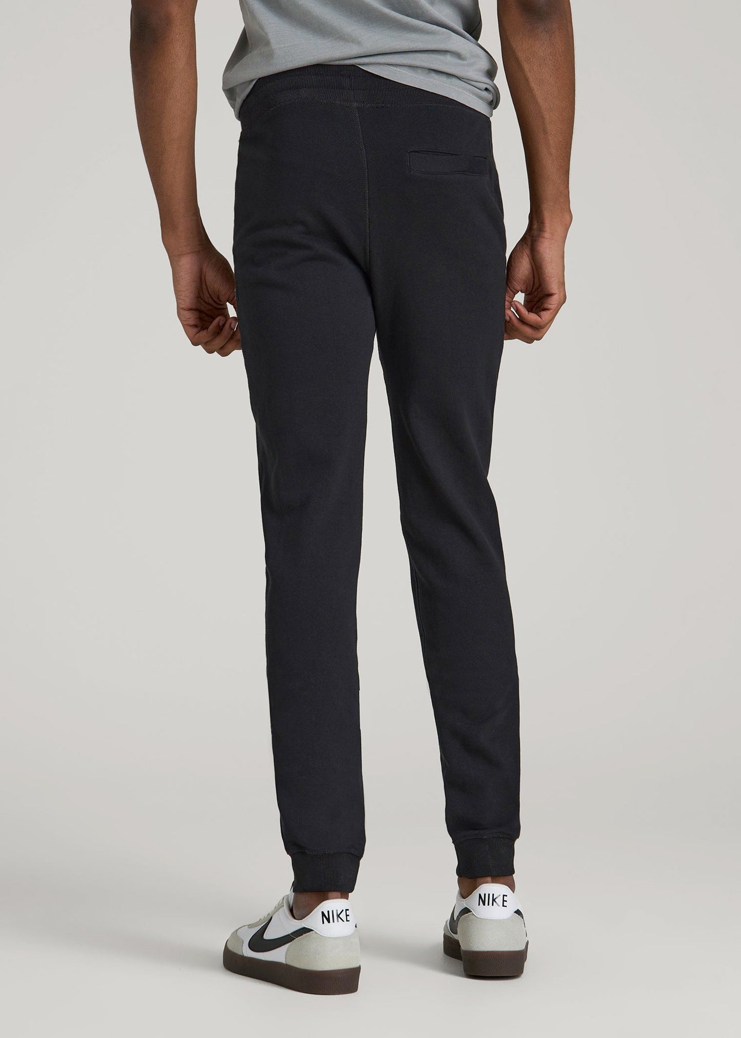 Wearever 2.0 French Terry Joggers for Tall Men in Black