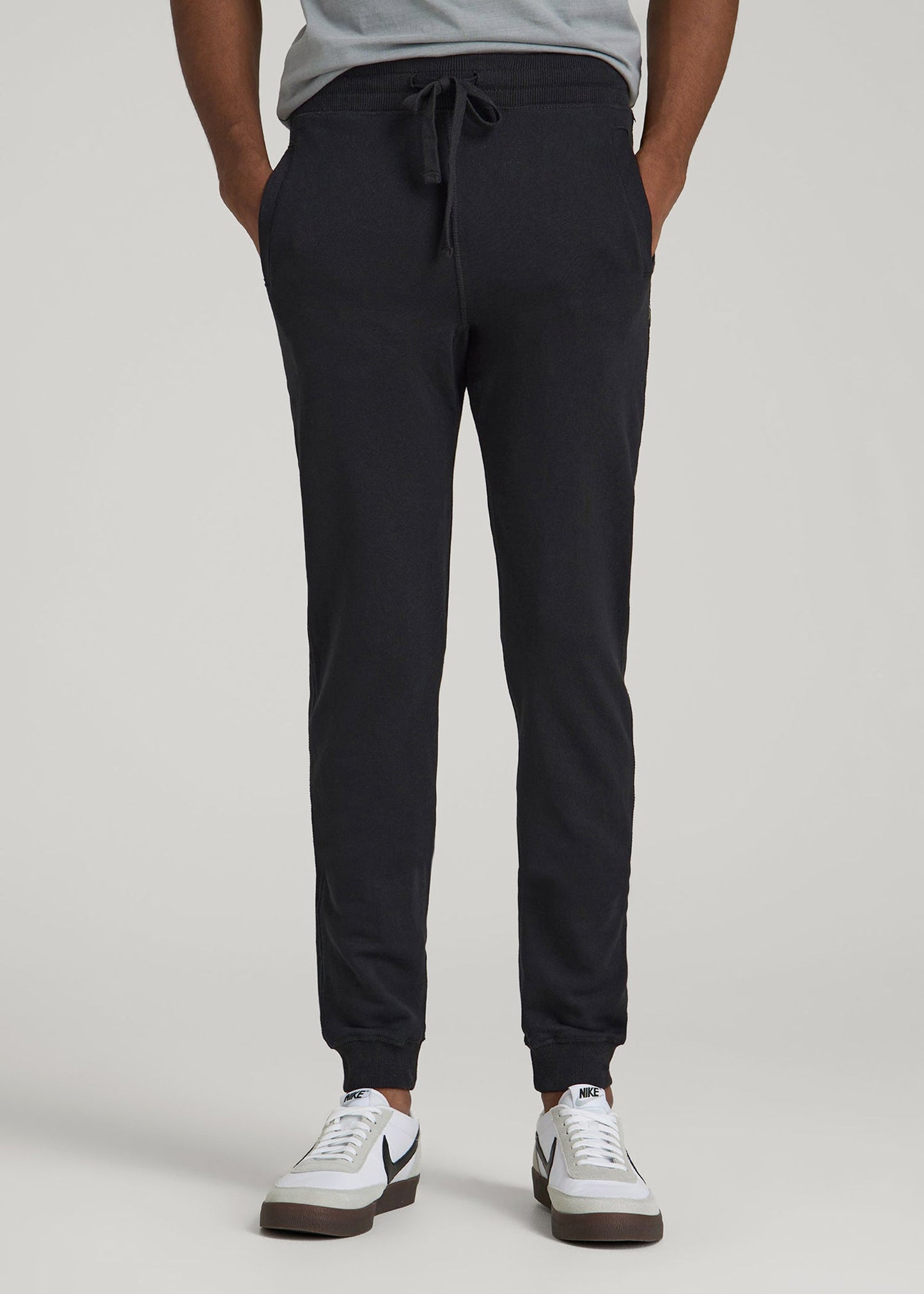 Wearever 2.0 French Terry Joggers for Tall Men in Black