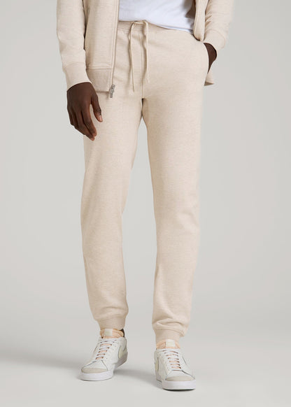 Wearever 2.0 French Terry Joggers for Tall Men in Oatmeal Mix