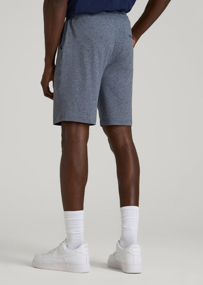 Weekender Stretch Lounge Shorts for Tall Men in Navy Mix