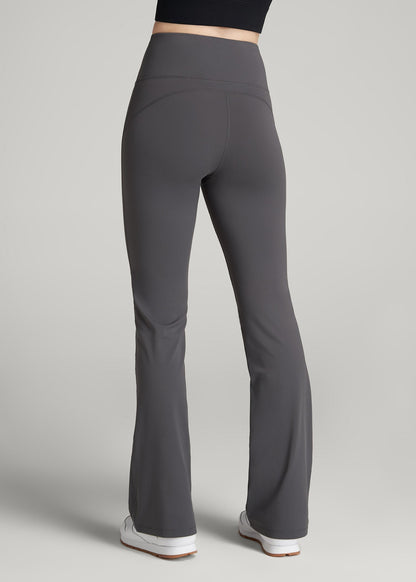 Balance Flare Yoga Pants for Tall Women in Charcoal