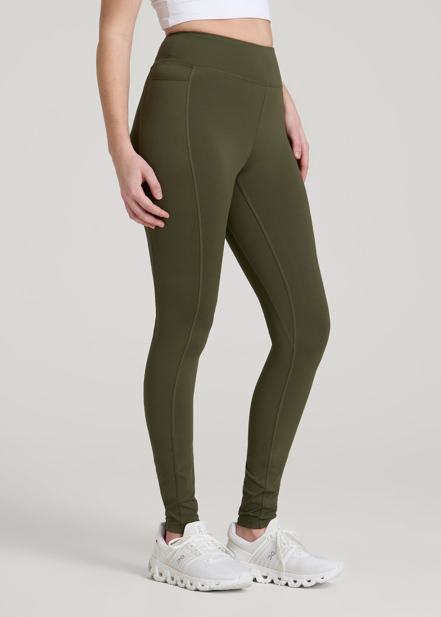 Bella Outer-Pocket Leggings for Tall Women in Forest Night