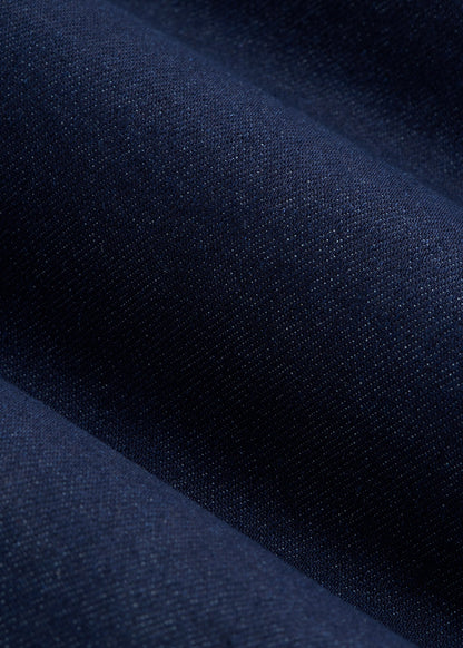 Chloe High Rise Flare Jeans for Tall Women in Deep Indigo Wash