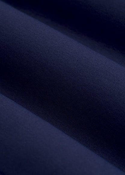 Compression Long Sleeve Cropped Training Top for Tall Women in Regal Blue