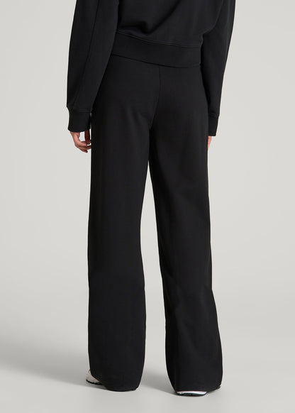 Everyday Terry Midrise Wide-Leg Pants for Tall Women in Black