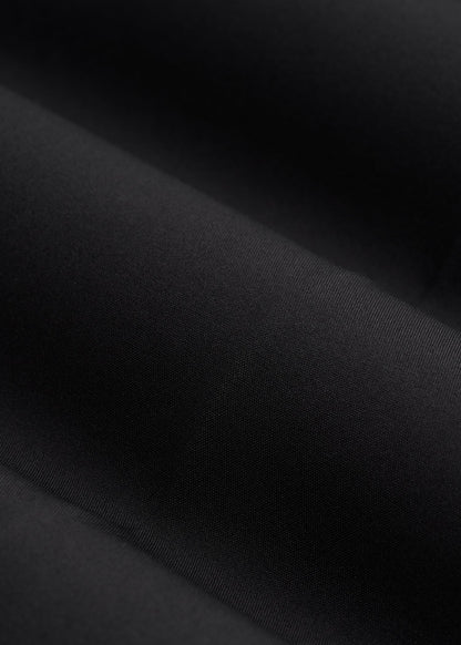 Flat Front Tapered Dress Pants for Tall Women in Black