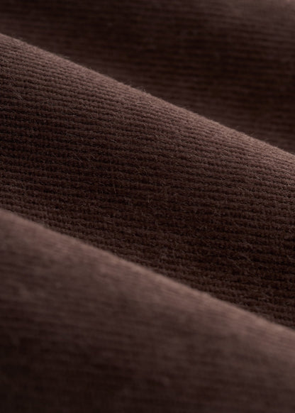 Mid-Rise Mini Bootcut Corduroy Pants for Tall Women in Espresso