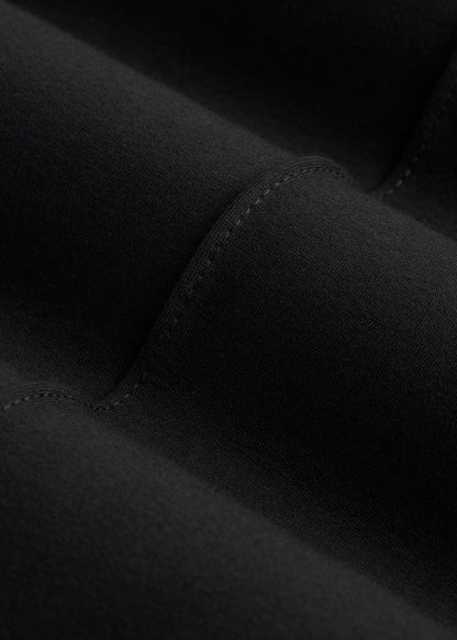 Flex Ponte Flare Pants with Drawcord for Tall Women in Black