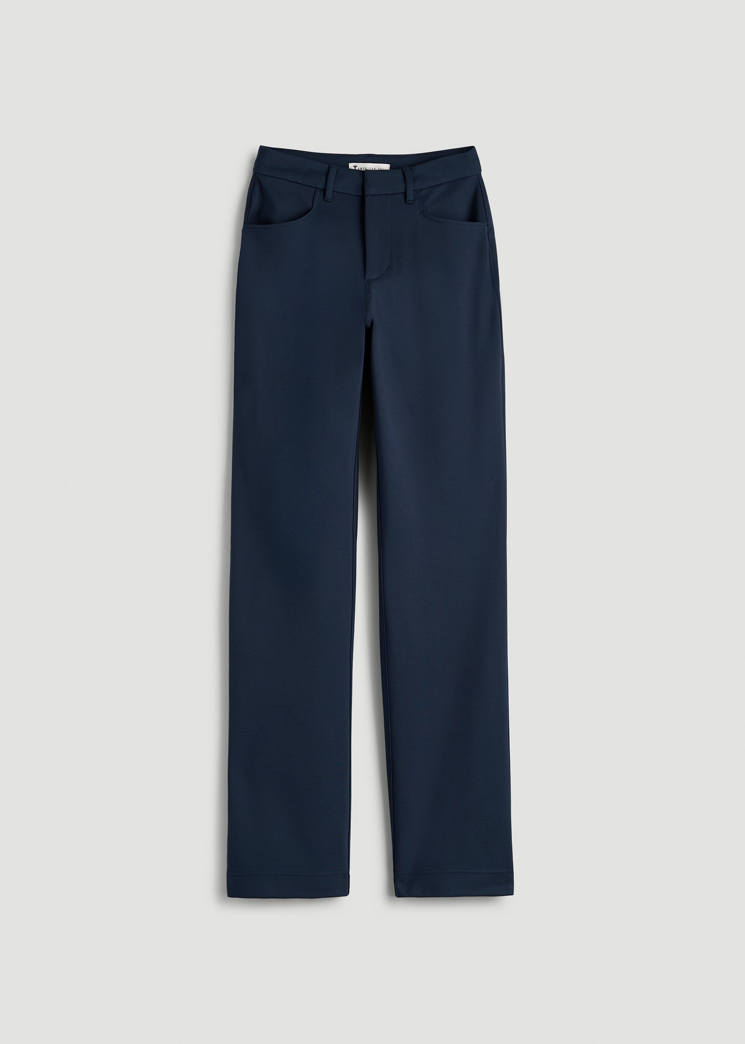 Flex Ponte Straight Leg Pants for Tall Women in Navy