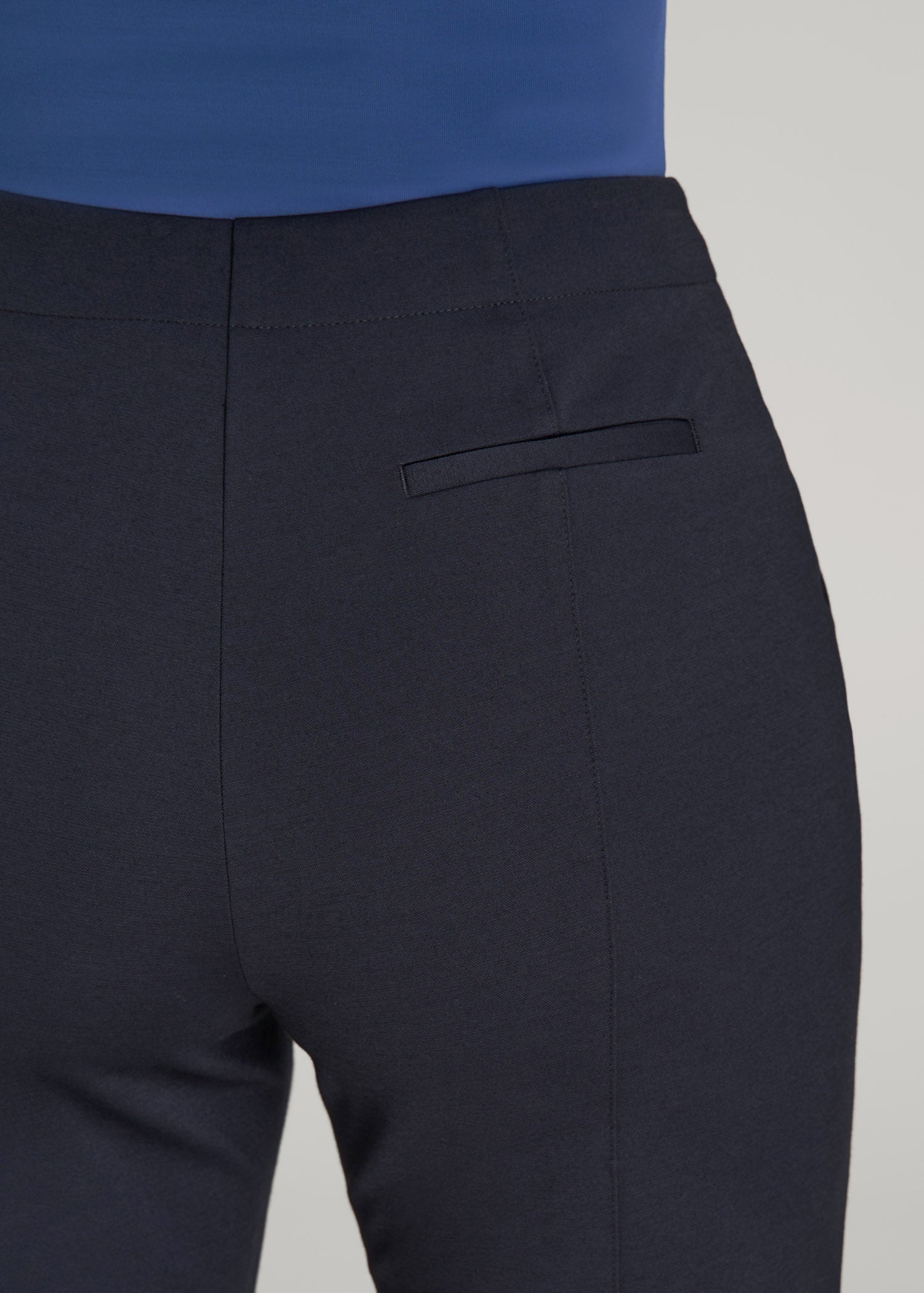 Freedom Flex Straight Leg Dress Pants for Tall Women in Deep Navy