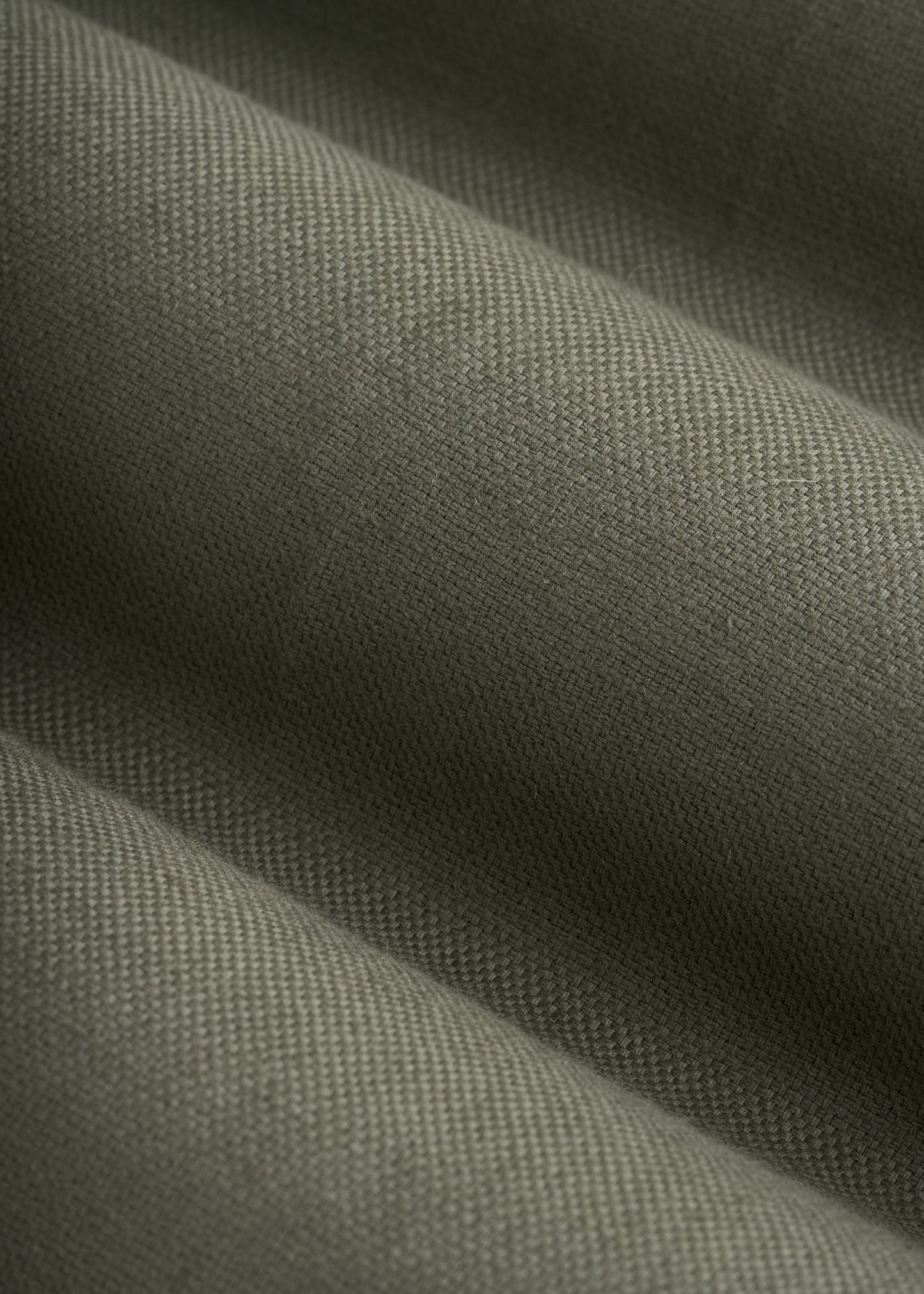 Stretch Linen Blend Dress Pants for Tall Women in Olive