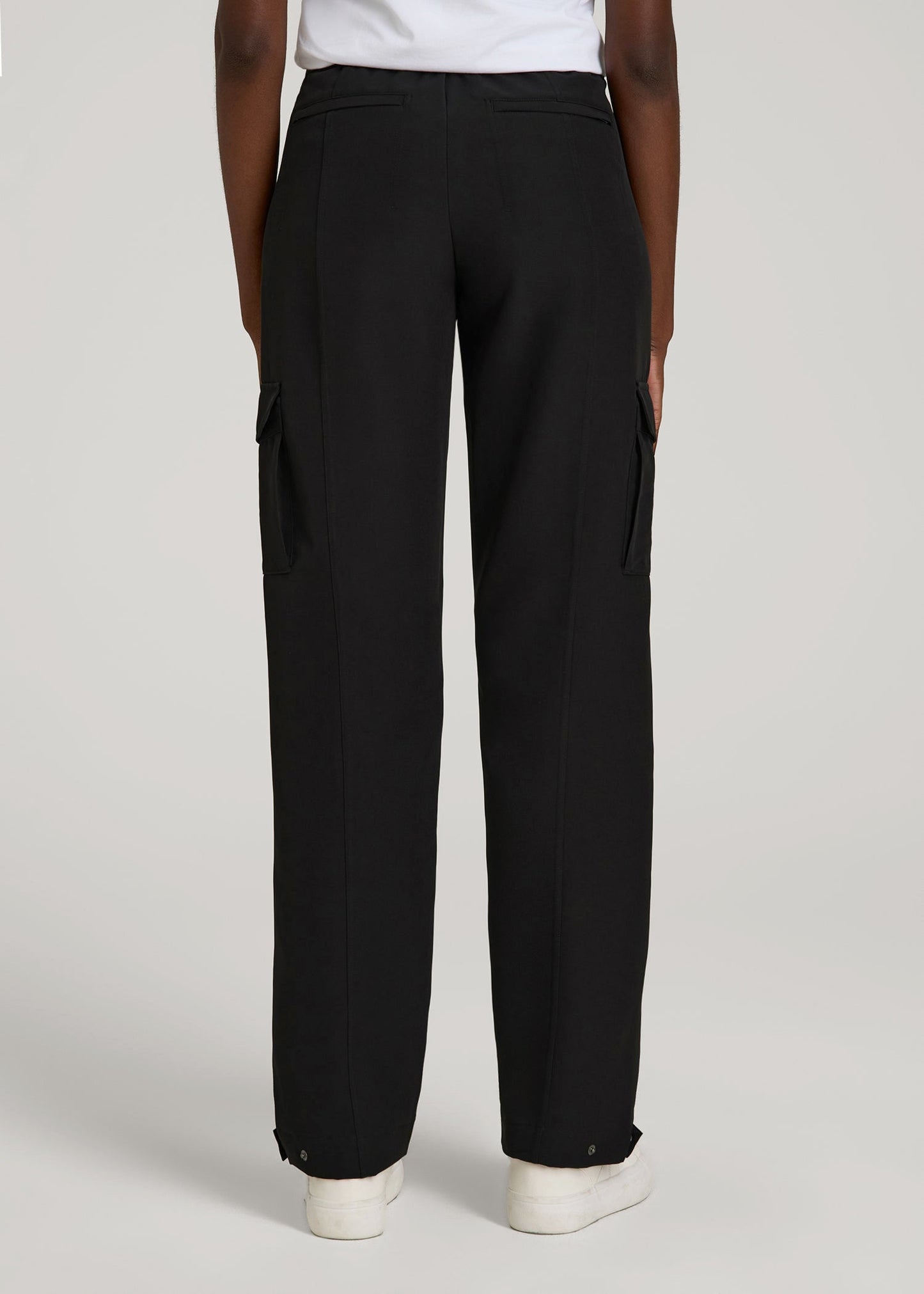 Traveler Cargo Pants for Tall Women in Black