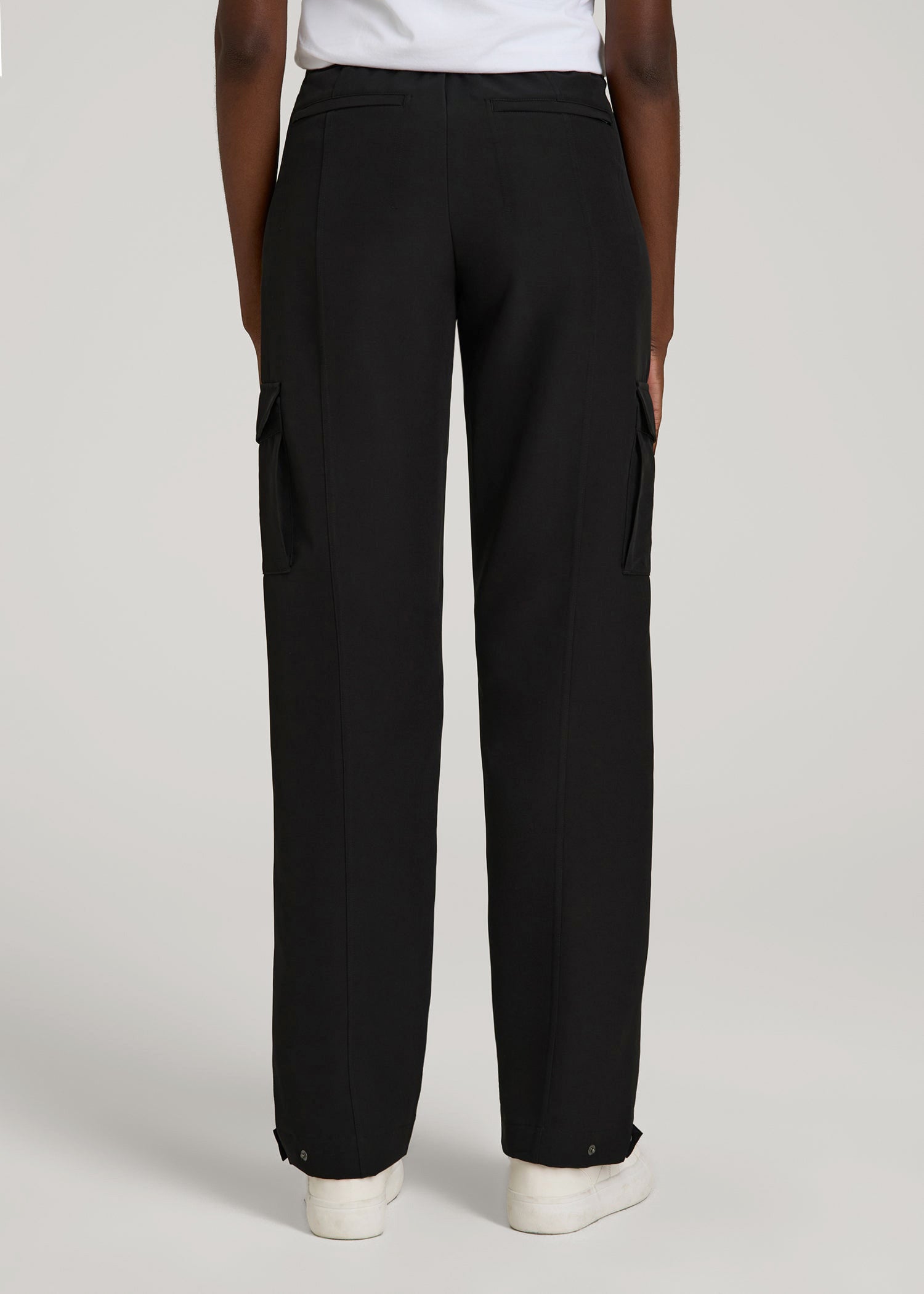 Traveler Cargo Pants for Tall Women in Black