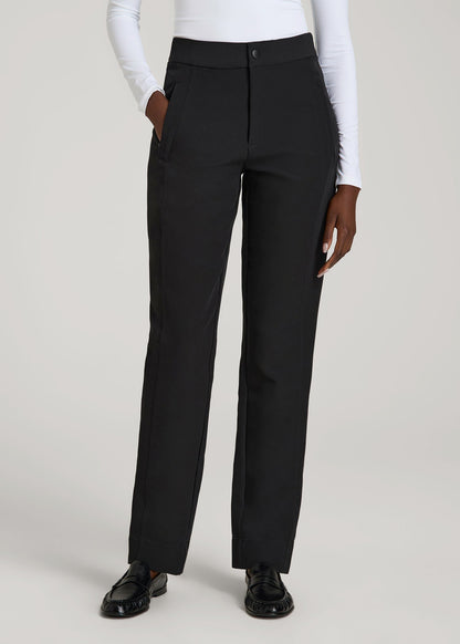 Traveler Tapered Fit Pant for Tall Women in Black