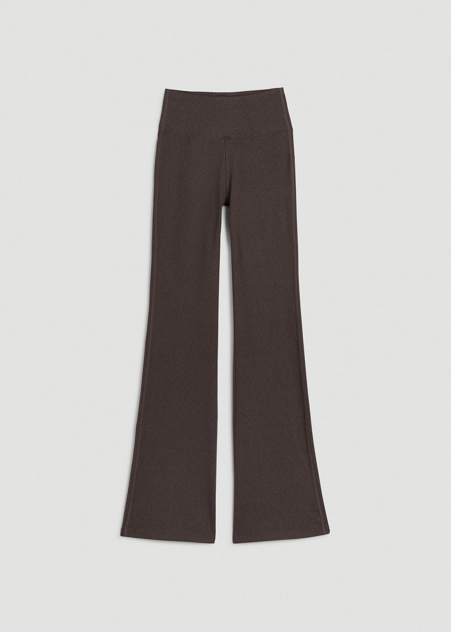 Ultra Soft High Rise Flare Yoga Pants for Tall Women in Espresso Mix