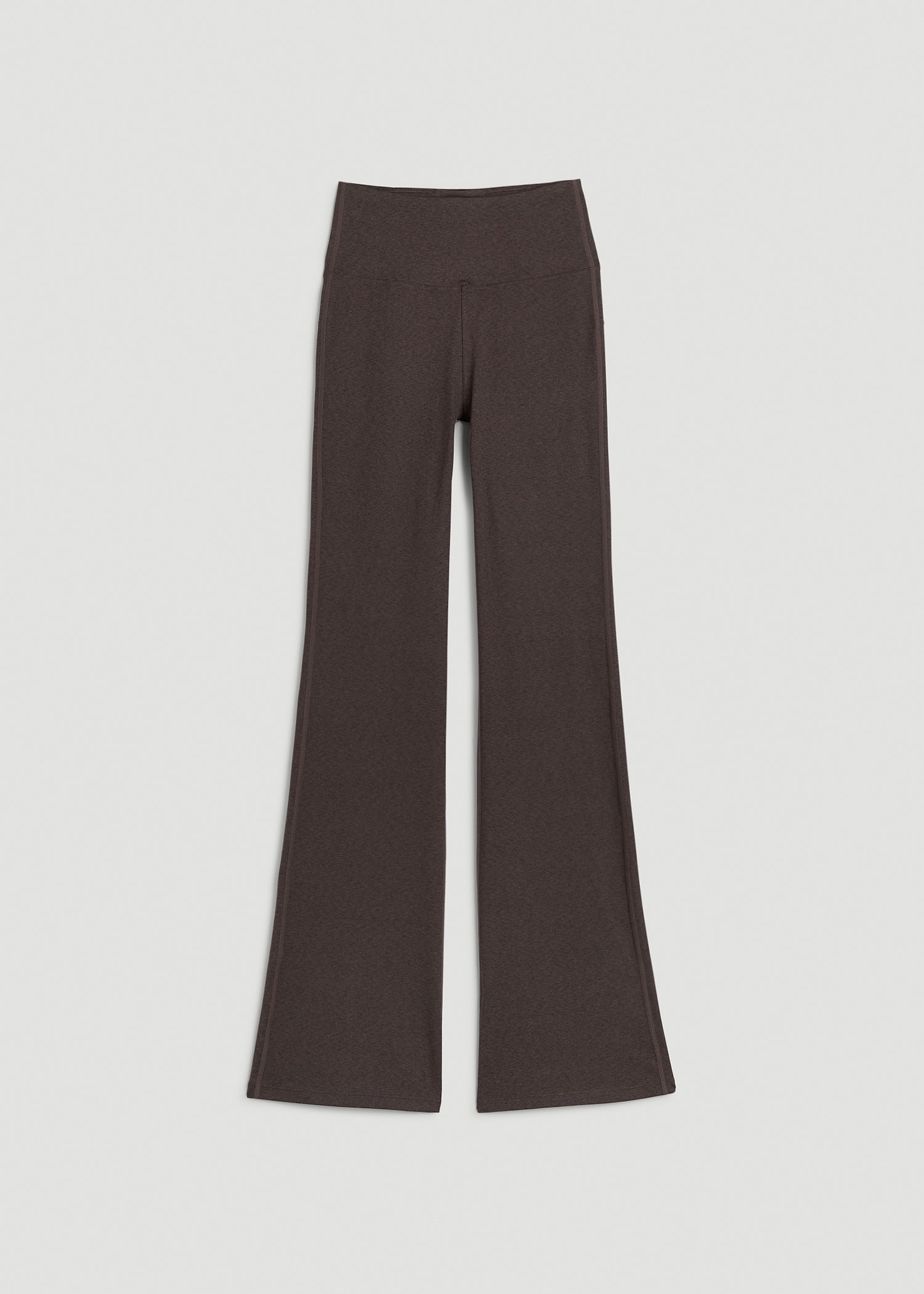Ultra Soft High Rise Flare Yoga Pants for Tall Women in Espresso Mix