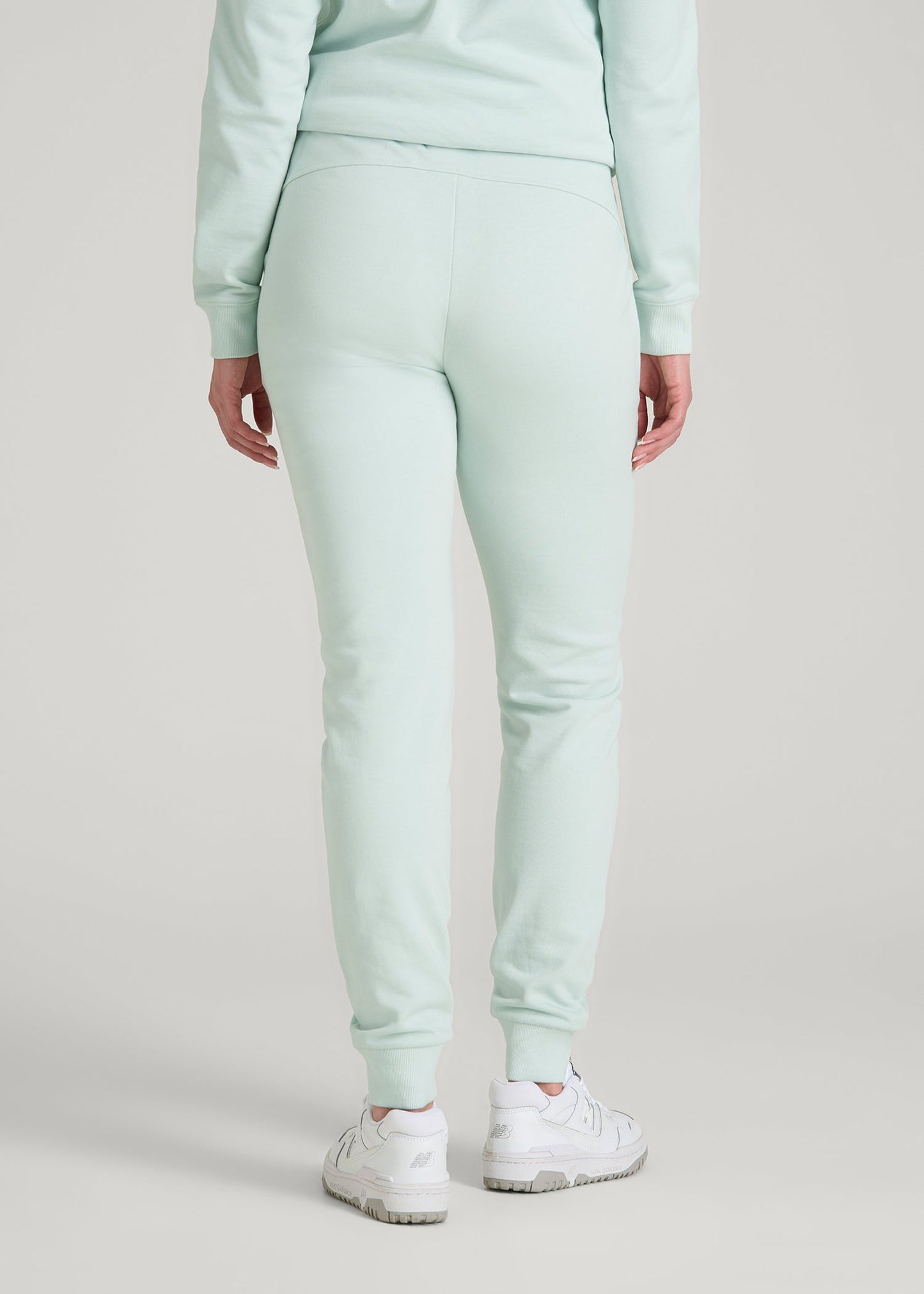 Wearever 2.0 French Terry Joggers for Tall Women in Opal Blue
