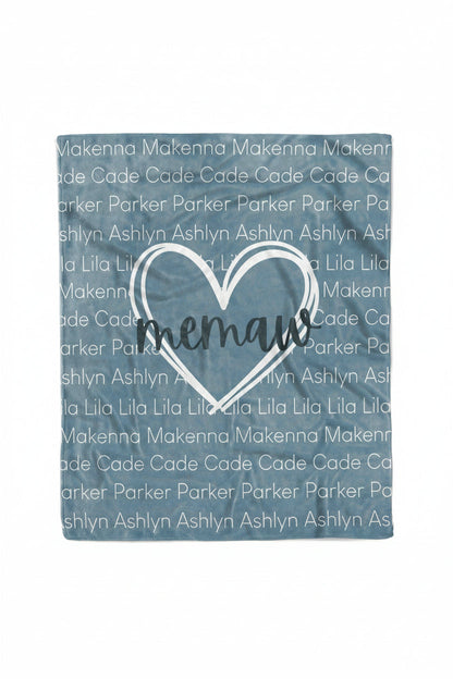 Personalized Blanket | Mom's Heart