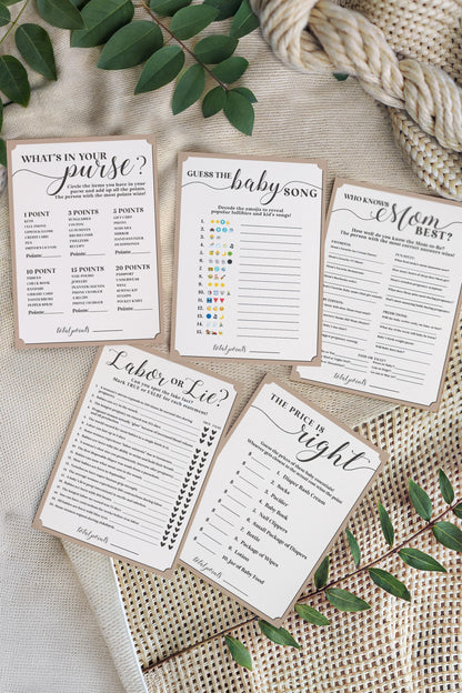 More Baby Shower Games - Free Digital Download