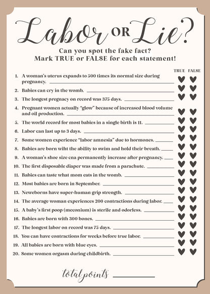 More Baby Shower Games - Free Digital Download