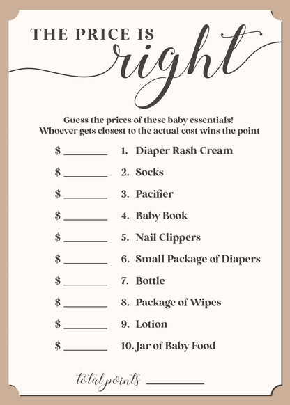 More Baby Shower Games - Free Digital Download
