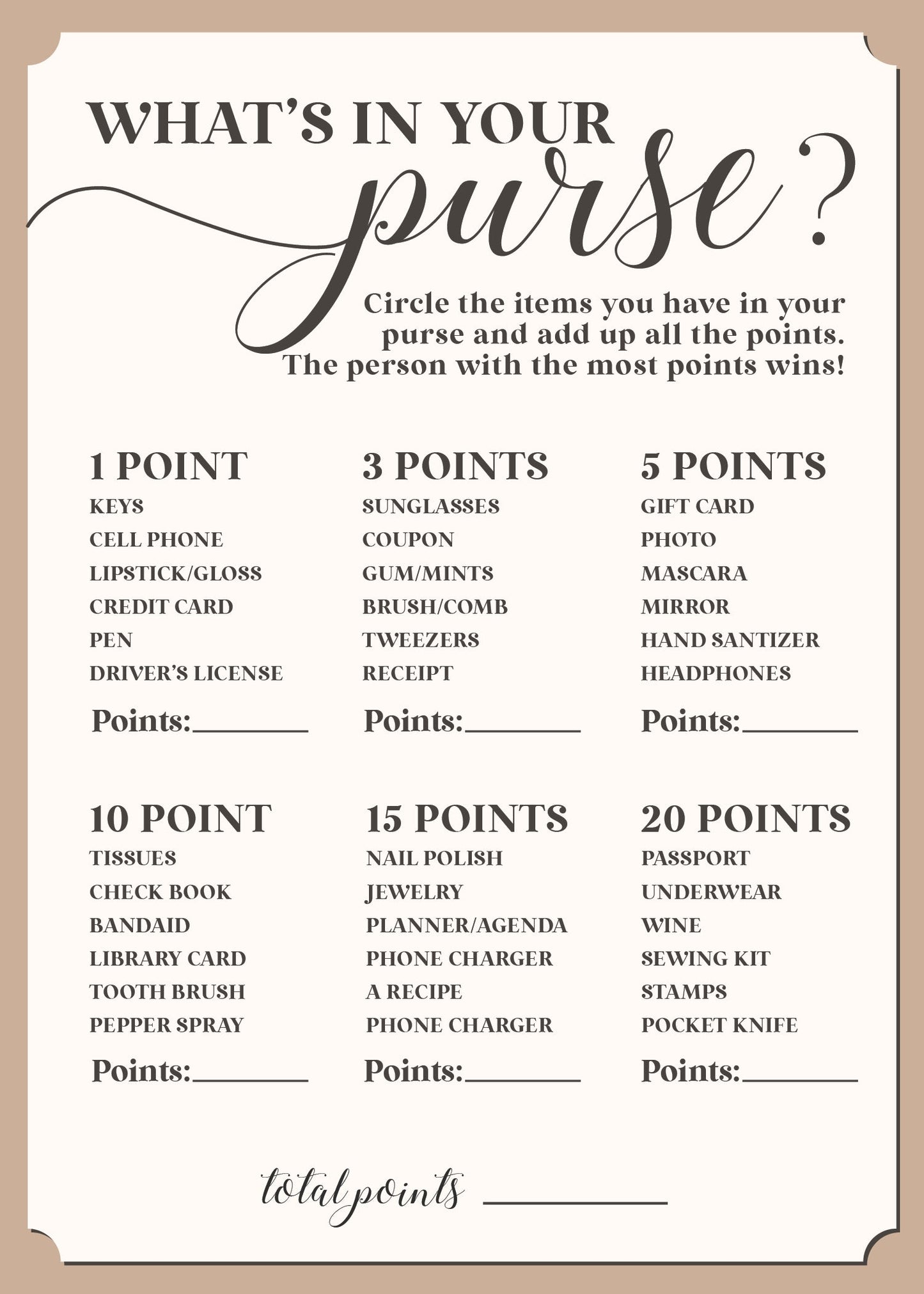 More Baby Shower Games - Free Digital Download