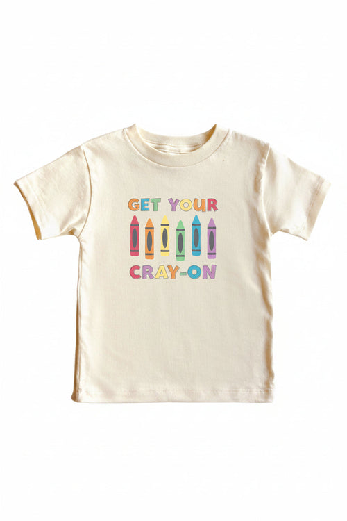 Get Your Cray-On Kids Graphic Tee | Natural