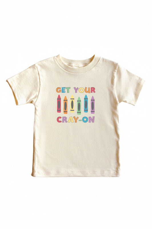 Get Your Cray-On Kids Graphic Tee | Natural